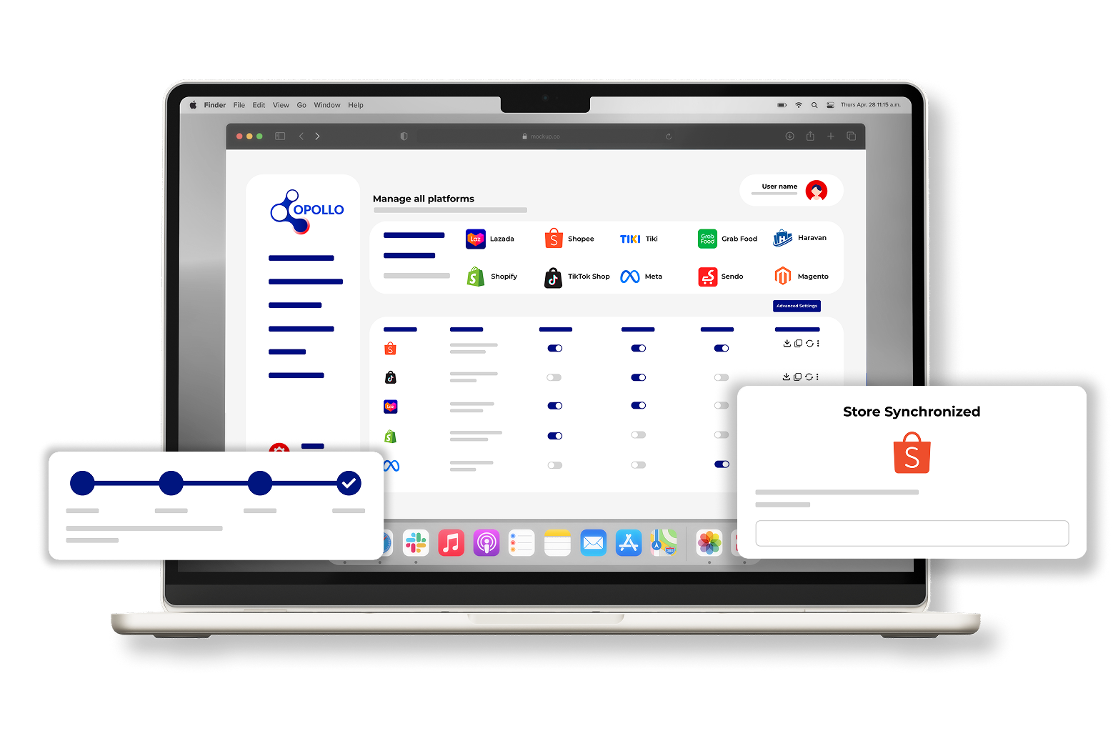 Platform dashboard